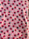 Mini Baby Strawberry Minky Fur Blanket