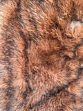 Adult Brown Teddy Bear Fur Minky Blanket