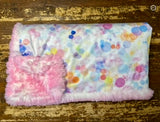 Toddler Rainbow Minky Fur Blanket