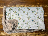 Adult Duck Hunting Minky Fur Blanket