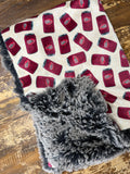 Mini Baby Dr Pupper Minky Fur Blanket