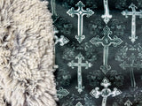 Toddler Cross Minky Fur Blanket