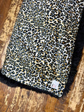 Toddler Leopard Minky Fur Blanket