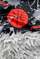 Basketball Minky Fur Car seat Blanket