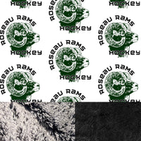 Travel Roseau Rams Hockey Minky Fur Blanket