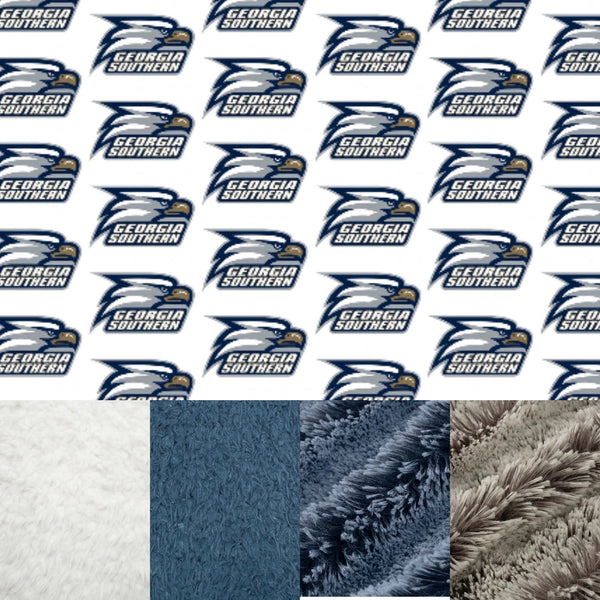 Travel Georgia Southern Minky Fur Blanket