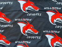 Travel Williston Coyotes Minky Fur Blanket