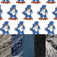 Adult Stanley Bluejays Minky Fur Blanket