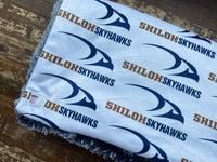 Travel Shiloh Skyhawks Minky Fur Blanket