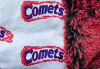 Adult Crosby Comets Minky Fur Blanket