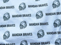 Adult Mandan Braves Minky Fur Blanket